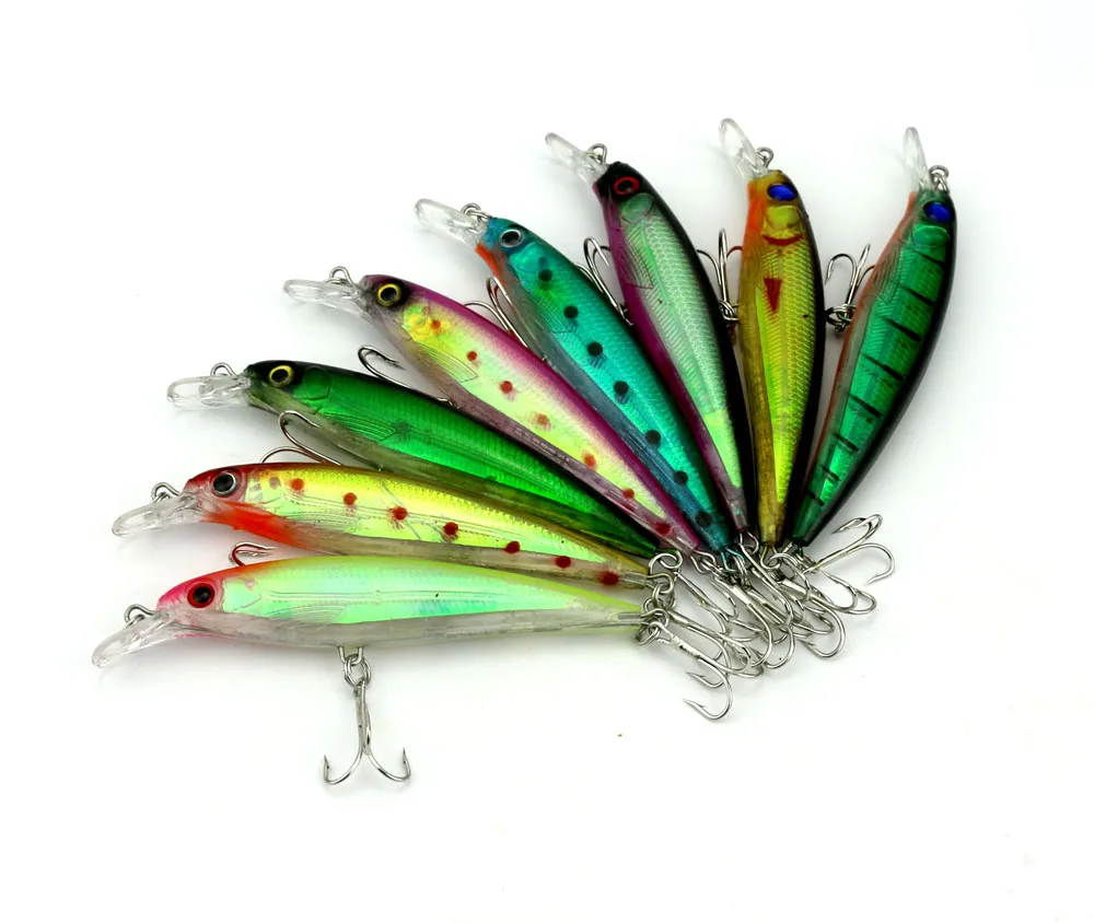 HENGJIA 110mm Minnow fishing Lures pesca Hard bait Stick bait 11CM 13