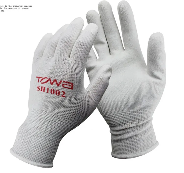 TOWA SH1002 перчатки нейлон PU перчатки Япония PU перчатки с покрытием SH-1002