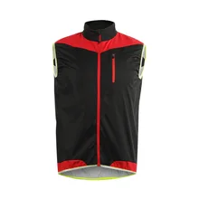 ARSUXEO жилет для велоспорта на открытом воздухе Спорт бег Велосипедный спорт дышащая ветрозащитная жилетка для езды Гигроскопическая от пота жилет безопасности