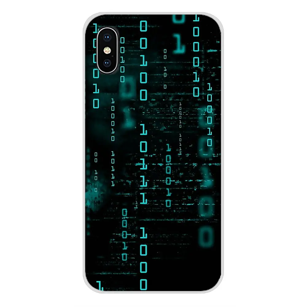Минималистичный дизайн матричный код для Xiaomi Mi6 A1 5X 6X Redmi Note 5 5A 4X 4A 4 3 Plus Pro pocophone F1
