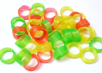 

100pcs Plastic Spiral Toys Rings Wholesales Gift Princess Birthday Party Favors Pinata souvenirs gadget giveaway back to school
