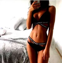 MuZhiDou Sexy Hollhow Out Lace Up Bikini Swimwear Women Summer Low Waist Two-Piece Set Bow Backless Bathing Suit Swinsuit |
