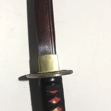AUWIY-41 мечи самурайский меч красный дамасский складной стальной клинок японский катана готовый для битвы меч Espada практичный острый нож