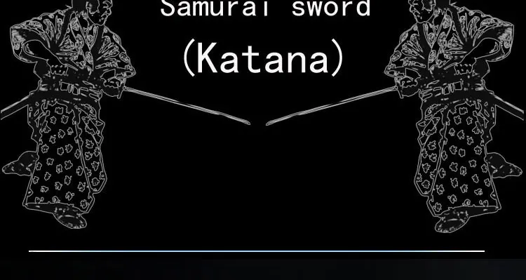 New Katana Sword Samurai sword Handmade Metal steel Solid wood yellow scabbard Home decorations sword