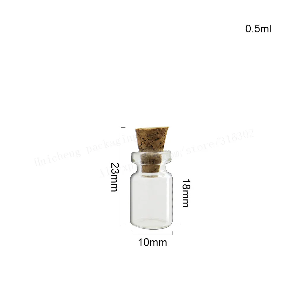 100 x прозрачный 0 5 мл 8 1 стеклянные флаконы с пробкой куб пробный стеклянный флакон