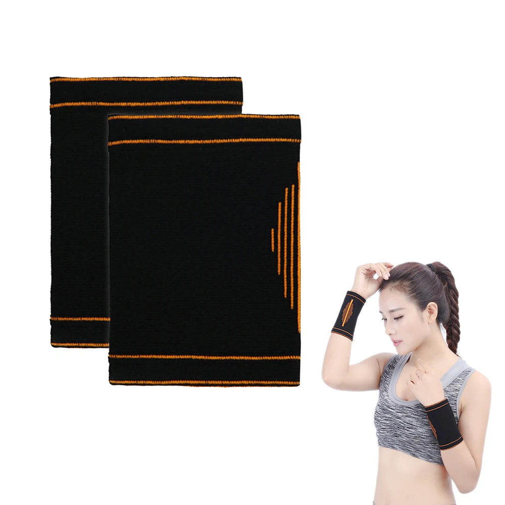 

1 Pair Wrist Support Wrist Compression Strap Warm Wrist Strap Men Women For Gym Working Out Basketball Training Protective Gear