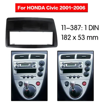 

Car Radio Fascia Frame Kit For HONDA Civic 2001-2006 CD Radio Stereo Audio Bezel Facia Panel Trim Dash One Din Mount Kit