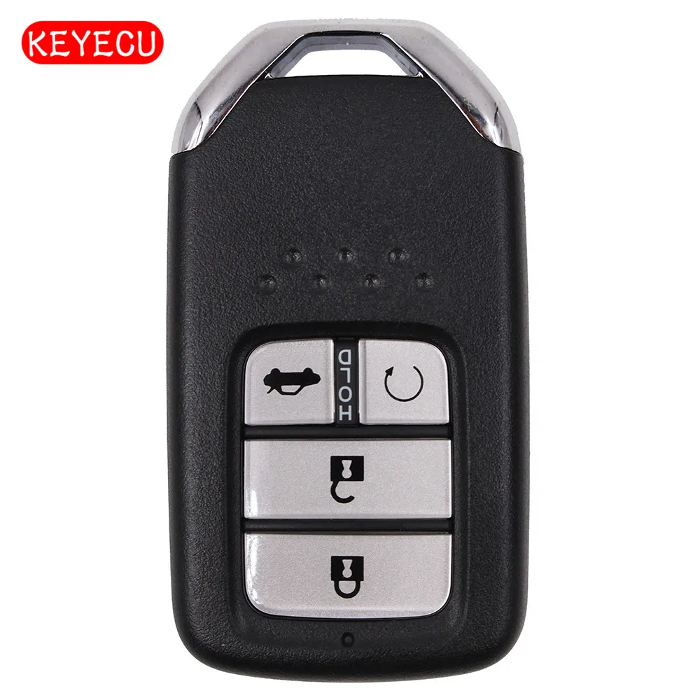 

Keyecu Smart Remote Car Key Fob 4 Button 433MHz ID47 Chip for Honda Civic 2016