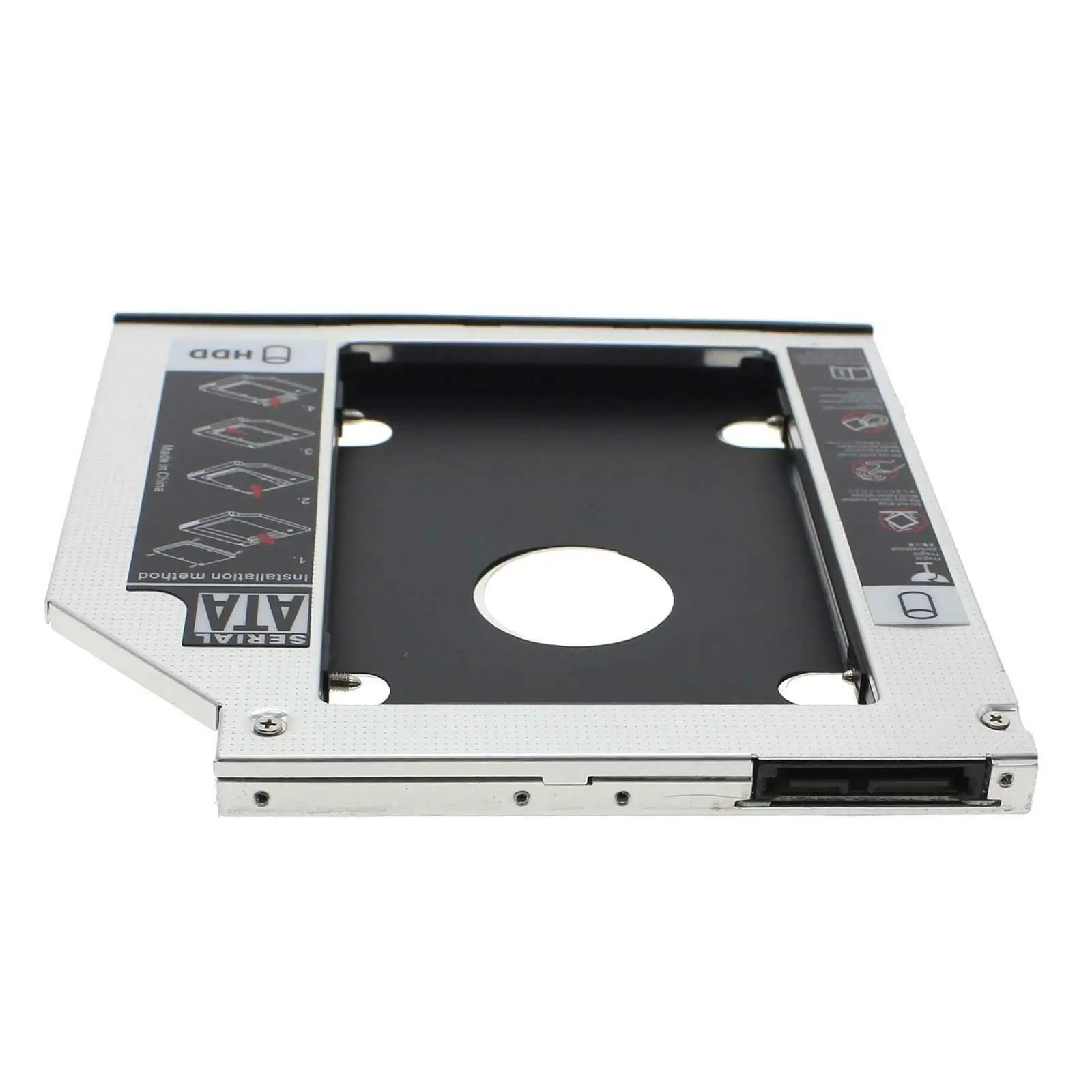 Оптический адаптер 9 5 мм Caddy SATA 2nd HDD SSD жесткий диск CD/DVD ROM|Жёсткие диски и боксы для
