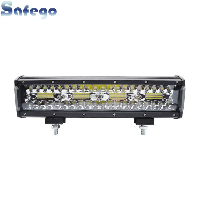 

Safego 1x 12 Inch 240W 3Row OffRoad LED Work Light Bar Auto Spot Driving Lamp Car Styling Roof Truck Trailer Waterproof Light