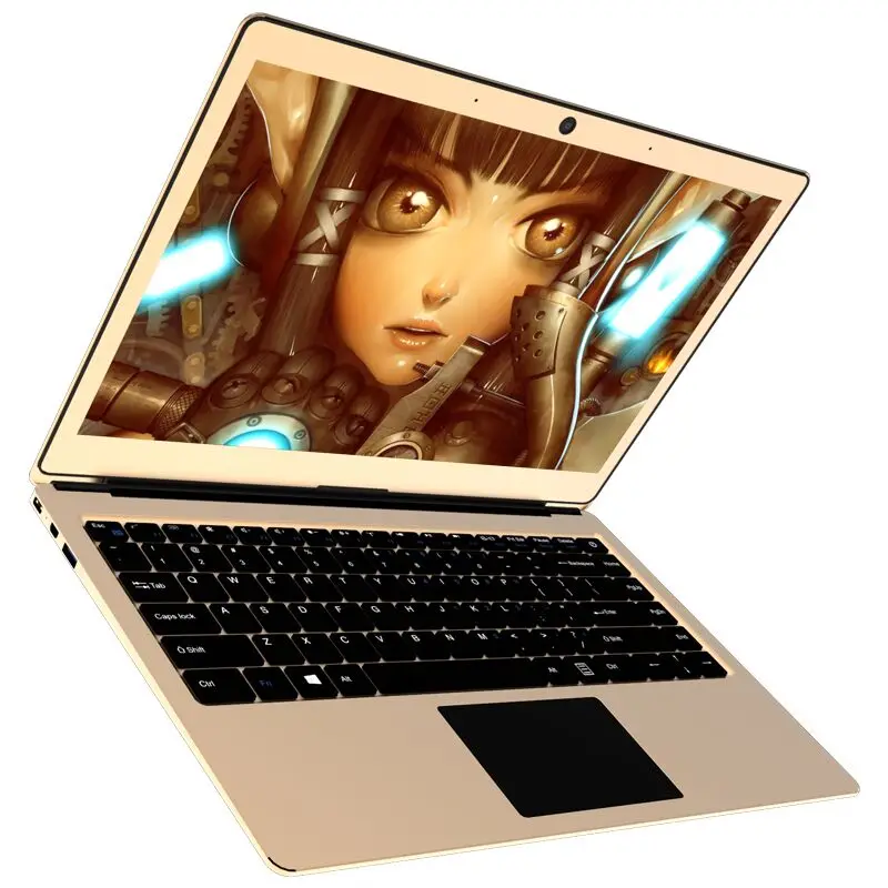 13.3Inch Ultrabook Fingerprint Recognition Intel Celeron N3450 Netbook 6G RAM eMMC 32GB 128G SSD Quad Core type-C Laptop