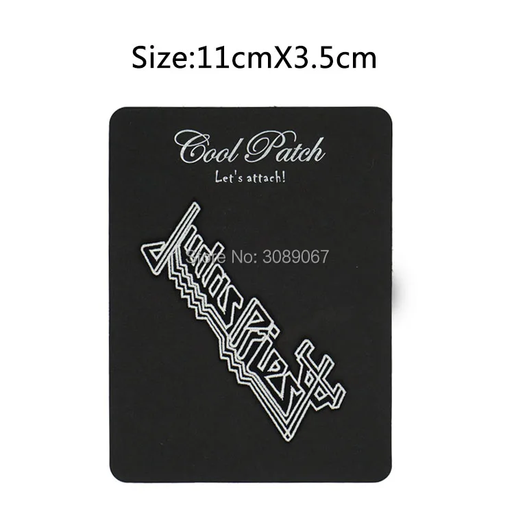 

Judas Priest Music Band Iron On On Patch TRANSFER scrapbooking accessories Rock Punk embroidery patches