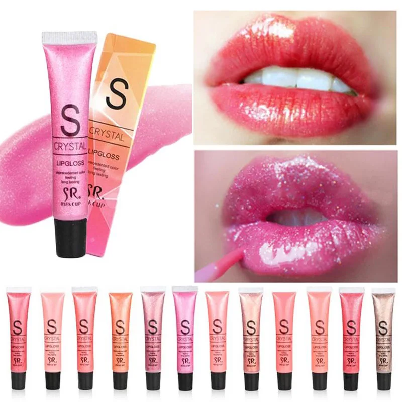 

Glitter Liquid Long Lasting Waterproof Moisturizing Candy Color Lip Gloss 12 Colors 12ML