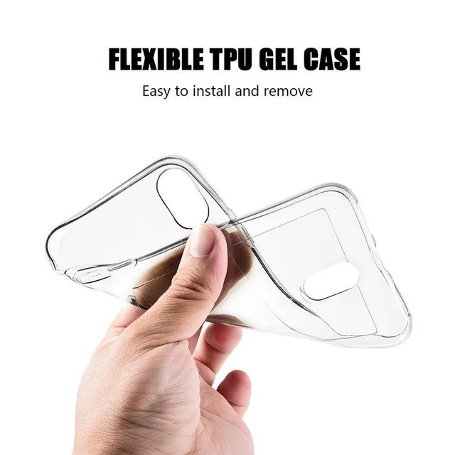 Transparent Soft TPU Card Holder Case for iPhone 11/11 Pro/11 Pro Max 4