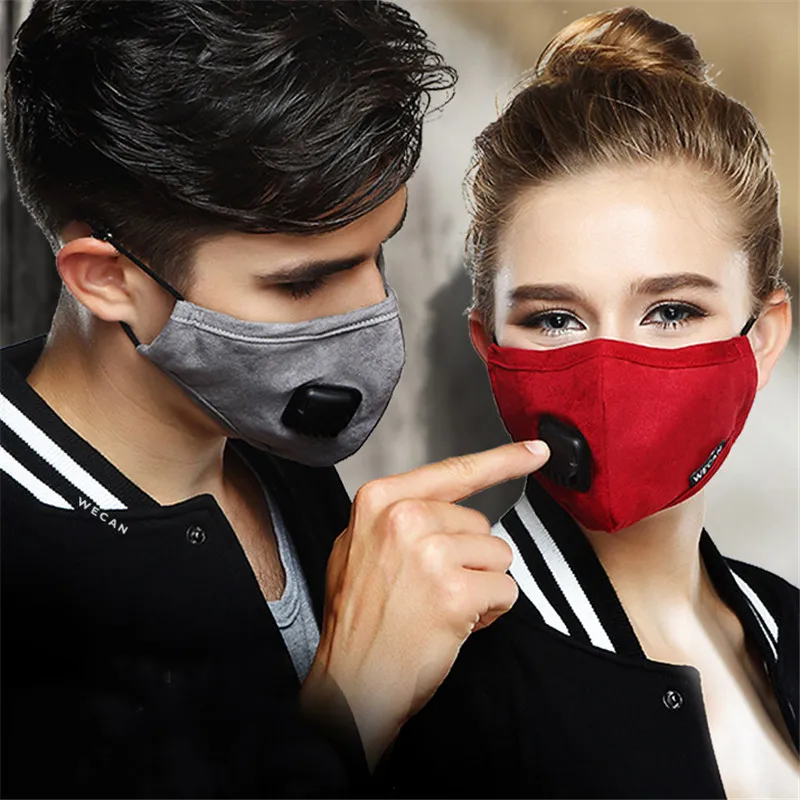 

Antscope Fashion Dust-proof Cotton Women&Men Anti PM2.5 Mouth Mask Haze Activated Carbon Filter Windproof Breather Valve Mask19