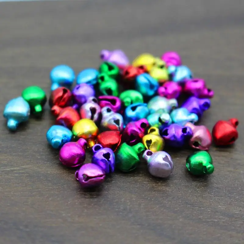 6PCS Metal Colorful Bells for Festival Decoration Home Party and Christmas Tree Decorations Mixoo Christmas Jingle Bell 
