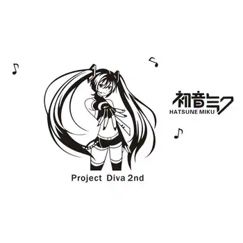 

Anime Hatsune Miku Decal Cartoon Car Sticker Vinyl Wall Stickers Decor Home Decoration