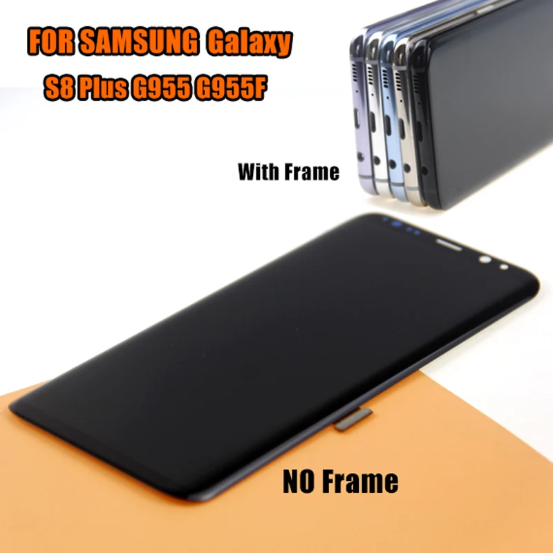 Для SAMSUNG Galaxy S8 + G9550 G955F Замена ЖК экрана для samsung SM G955FD G955N модуль дисплея|Экраны