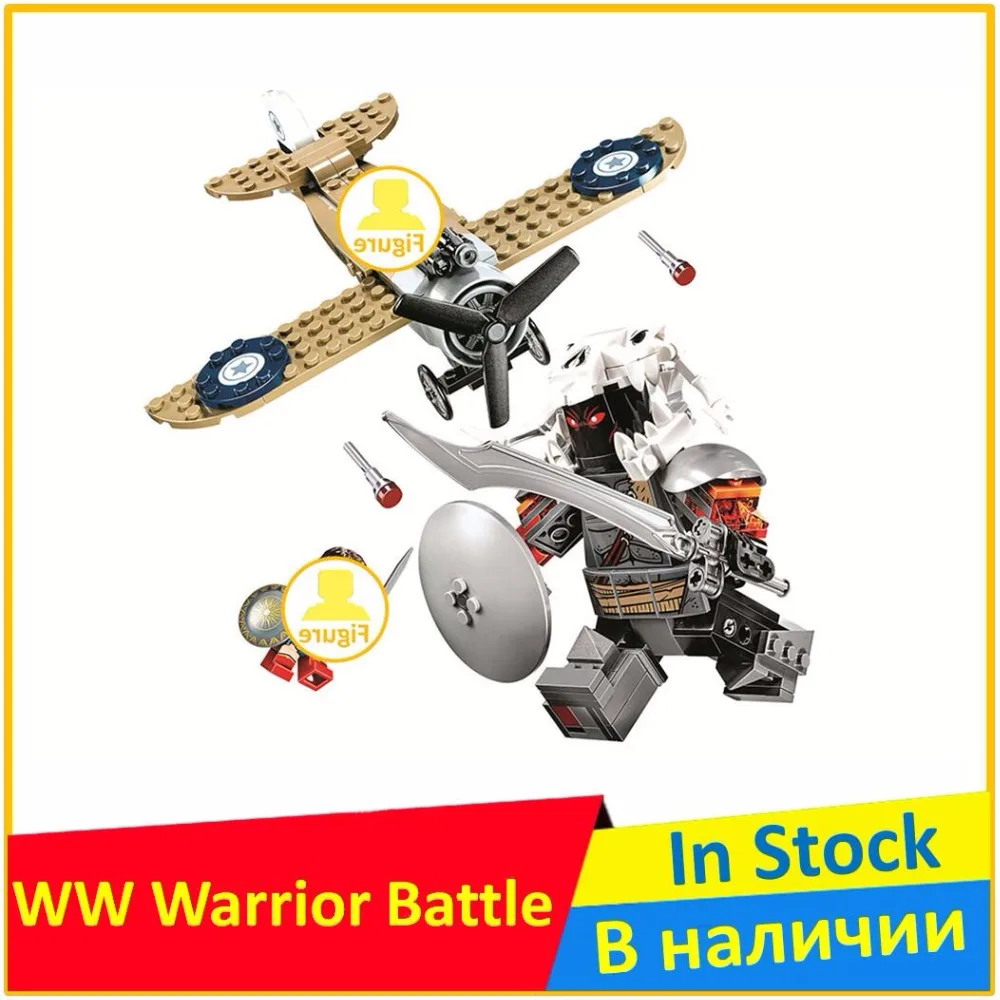 Wonder Woman Warrior Battle 76075 строительные блоки модели образовательных игрушек для детей 10744 Совместимость Супер Герои рисунок