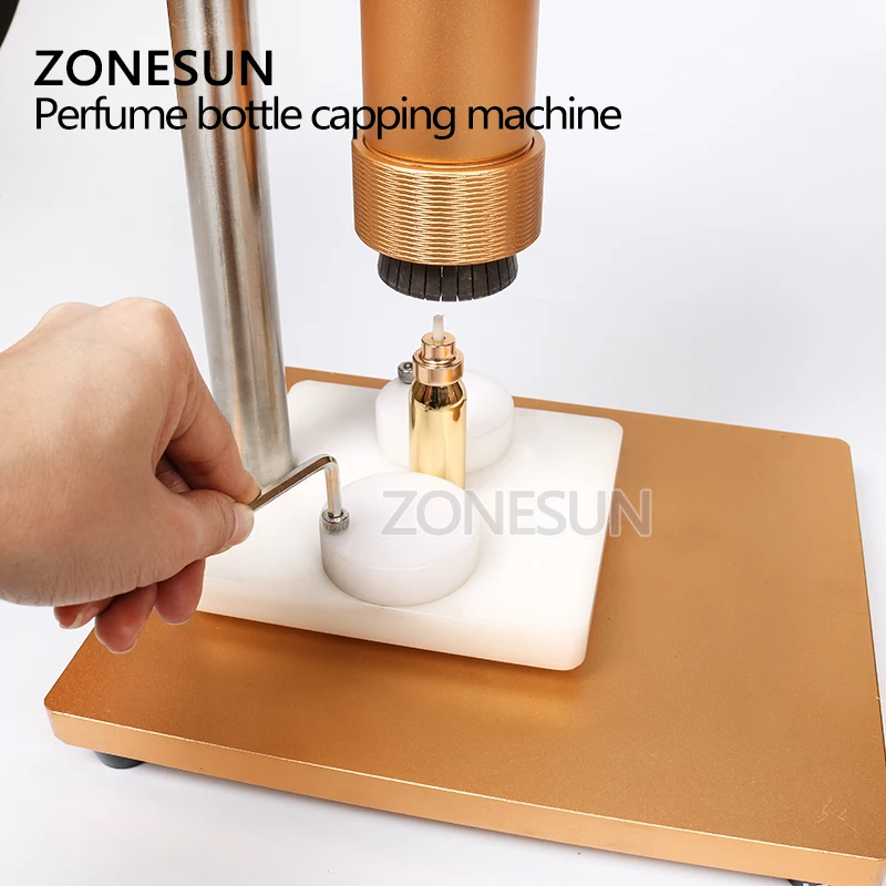 Ручная ОБЖИМНАЯ машина ZONESUN для металлических колпачков духов|crimping machine|manual