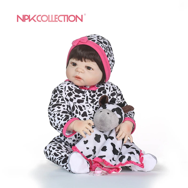 

NPKCOLLECTION NEW Promotion reborn full silicone dolls lifelike real touch bebe newborn babies lovely gift toys for children