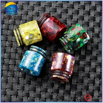 

Sailing Vape Newest Design 810 Epoxy Resin Drip Tips for TFV8/TFV12 Kennedy Goon 528 RDA Atomizer 10pcs Wholesale