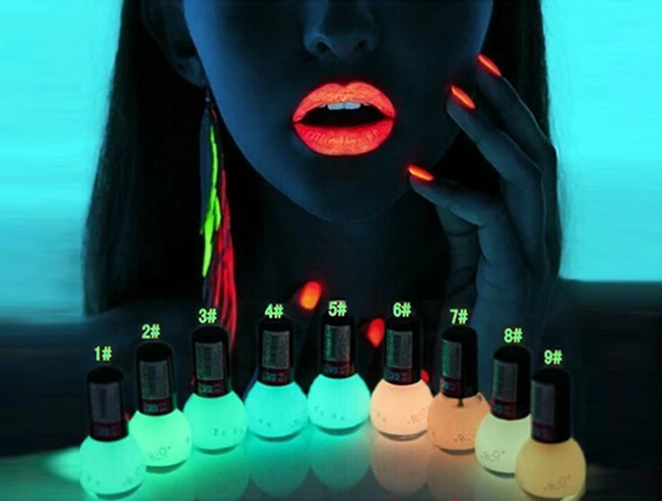 Cheap Price Hot Sell 20 Candy Colors Nail Polish Glow in the Dark Nail Polish Fluorescent Nail Art Polish Enamel