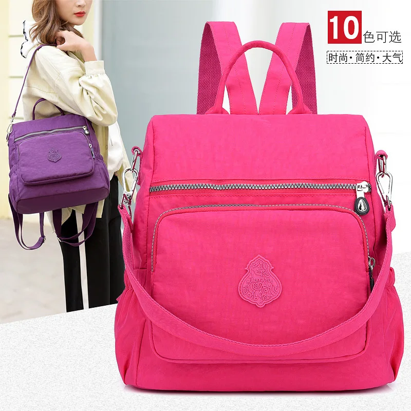 

2019 Nylon Baby Diaper Bag Backpack Large Capacity Waterproof Mom Nappy With Zipper Multifunction Maternity Bag To The Hospital