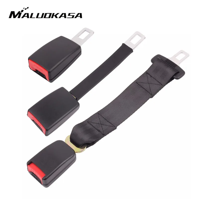 

Car Seat Belt Buckle Clip Extender with 7/8" width Metal Tongue Auto Safety Belt Extension Strap E4 Safety Certified Universal