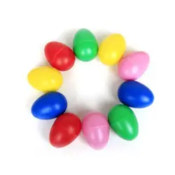 1 шт. красочные шейкер яиц пластиковая игрушка, музыкальное яйцо шейкер с 4 цветами Дети Маракас яйцо перкуссия яйцо игрушечные маракасы 5