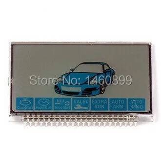 Velký displej LCD displeje pro zabezpečení vozu Dvoucestný systém autoalarmu Starline B9 lcd dálkového ovládání klíčenka řetězu Keychain
