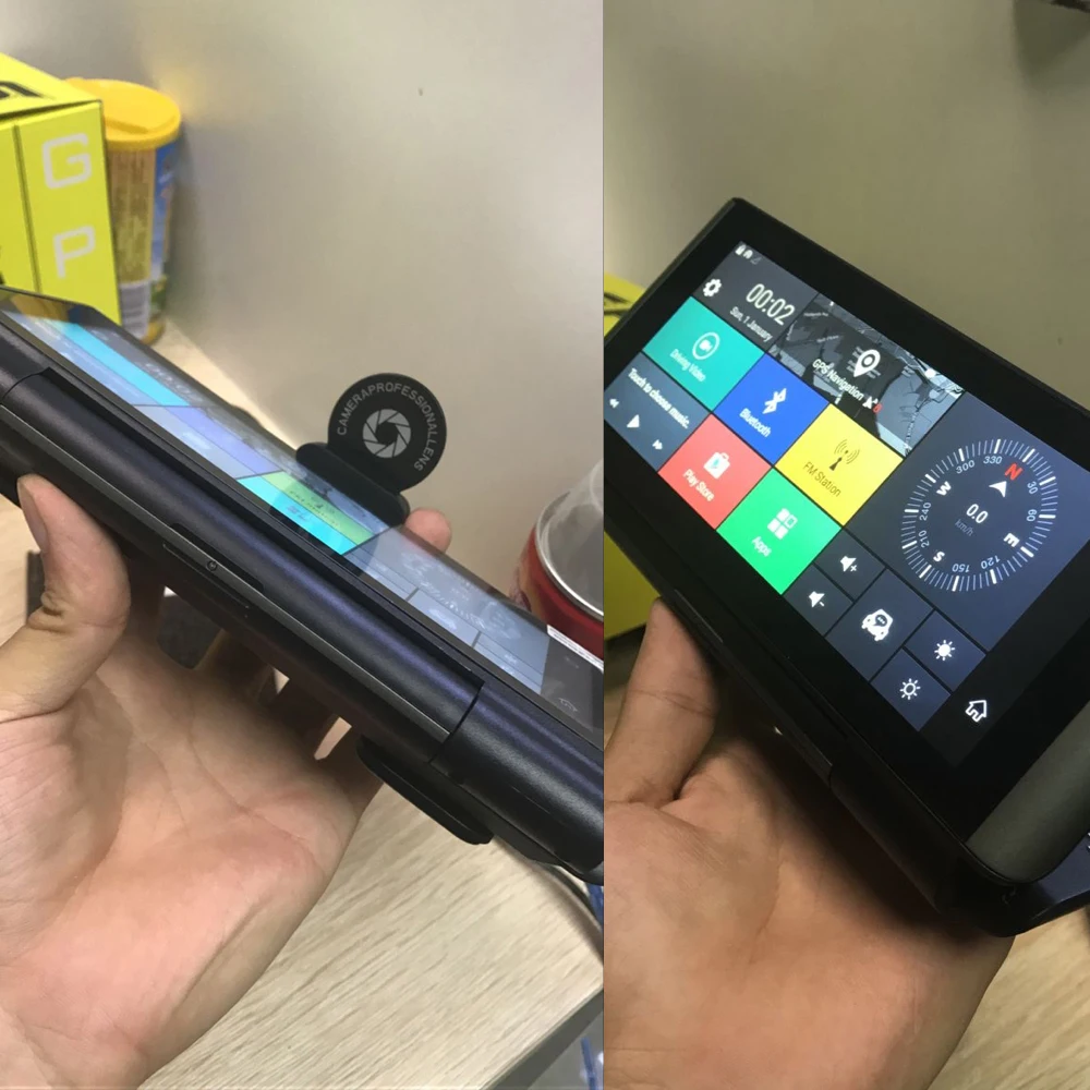 CARRVAS Android gps навигатор автомобиль ЦВЗ навигатор 6,86 дюймов 1280*480 HD gps камера 16 ГРОМ с Wi-Fi Bluetooth G-датчик gps плеер