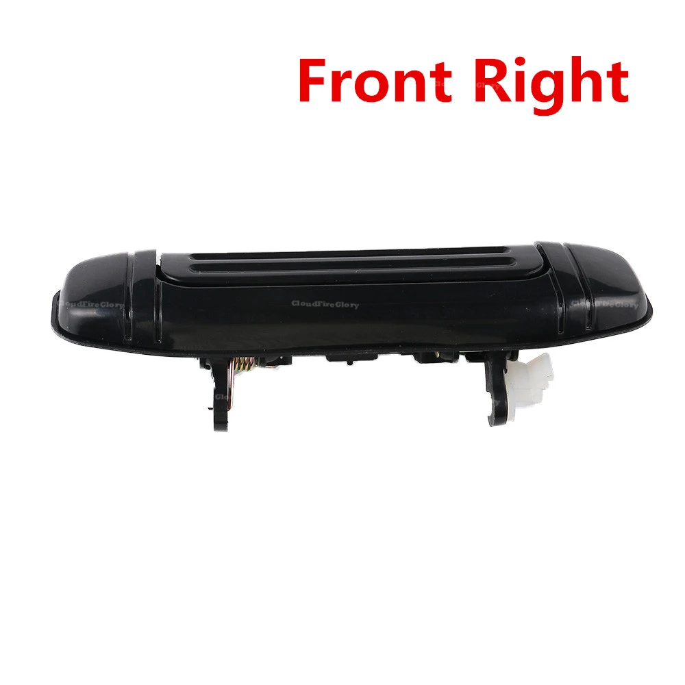 Front Right MR156875 MR156876 MR156877 MR156878 Car Front Rear Outer Door Handle Black For Mitsubishi Pajero V31 V32 V33 V43 V46 - Цвет: Front Right