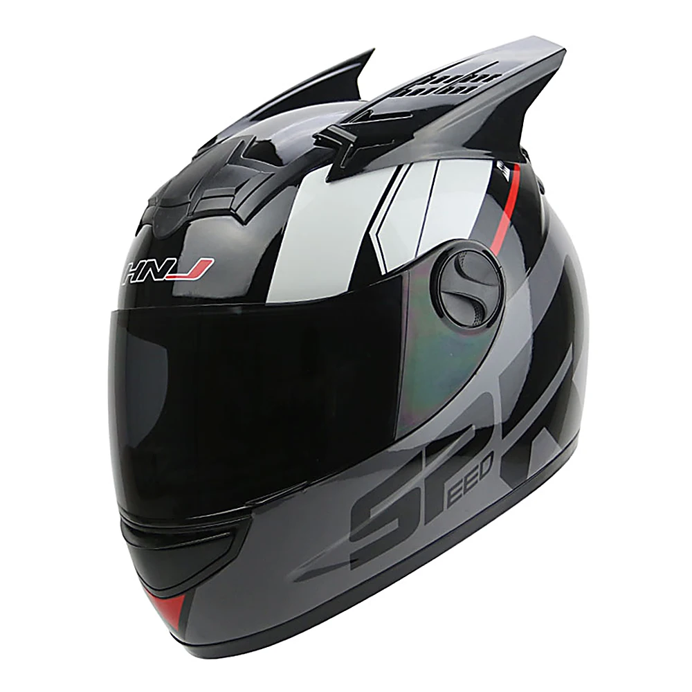 White BK Corner HNJ мотоциклетный шлем для мотокросса Capacete Casco Moto шлемы для мотоциклистов для езды на мотоцикле гоночные шлемы для мотоциклистов - Цвет: White BK Corner