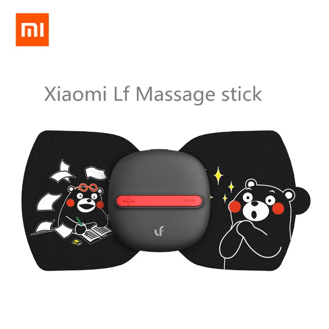 Black massage Xiaomi LF бренд Портативный электрический стимулятор наклейки-массажеры всего тела Волшебный массаж терапия расслабленной мышцы для офисного работника - Цвет: Black massage