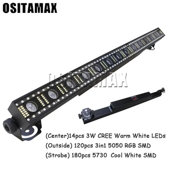 

14pcs 3W CREE RGB LEDs changeble color LED Washer lighting lamp wall wash Light LED staining light bar flood