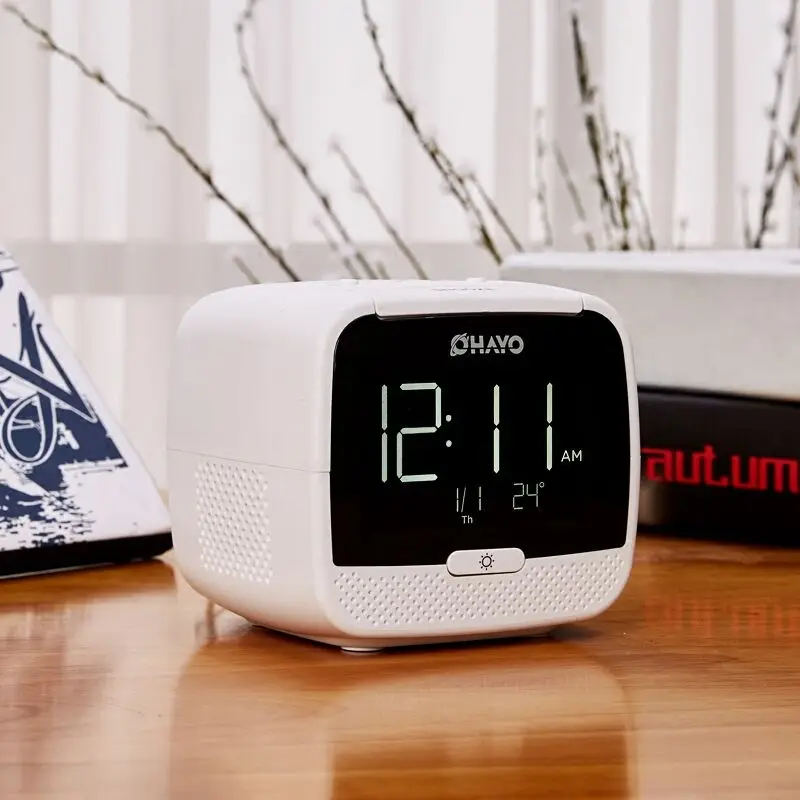 

input function Whith Backlight Watch Home Furnishing Articles HotDigital Led Alarm Clock with Bluetooth FM Radio USB powered AUX