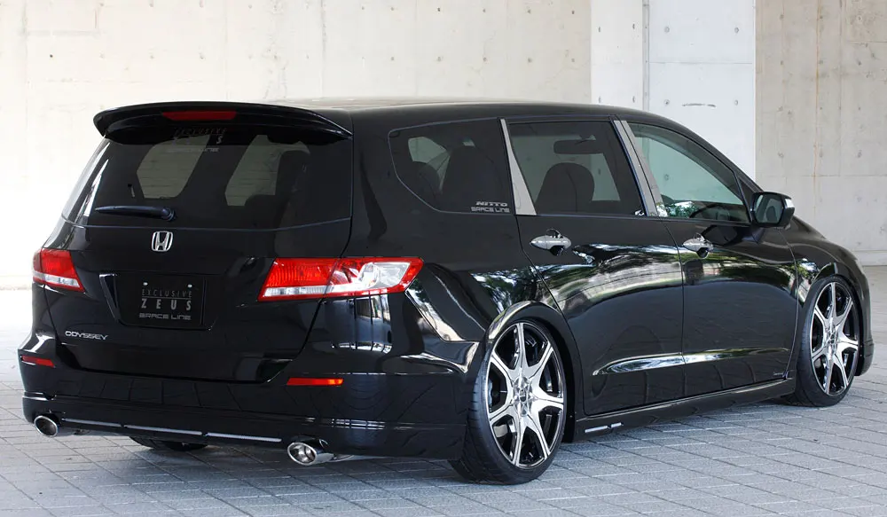 FRP задняя губка для HONDA Odyssey RB3/4 (2009 2013) MSZ стиль стекло волокно часть под спойлером