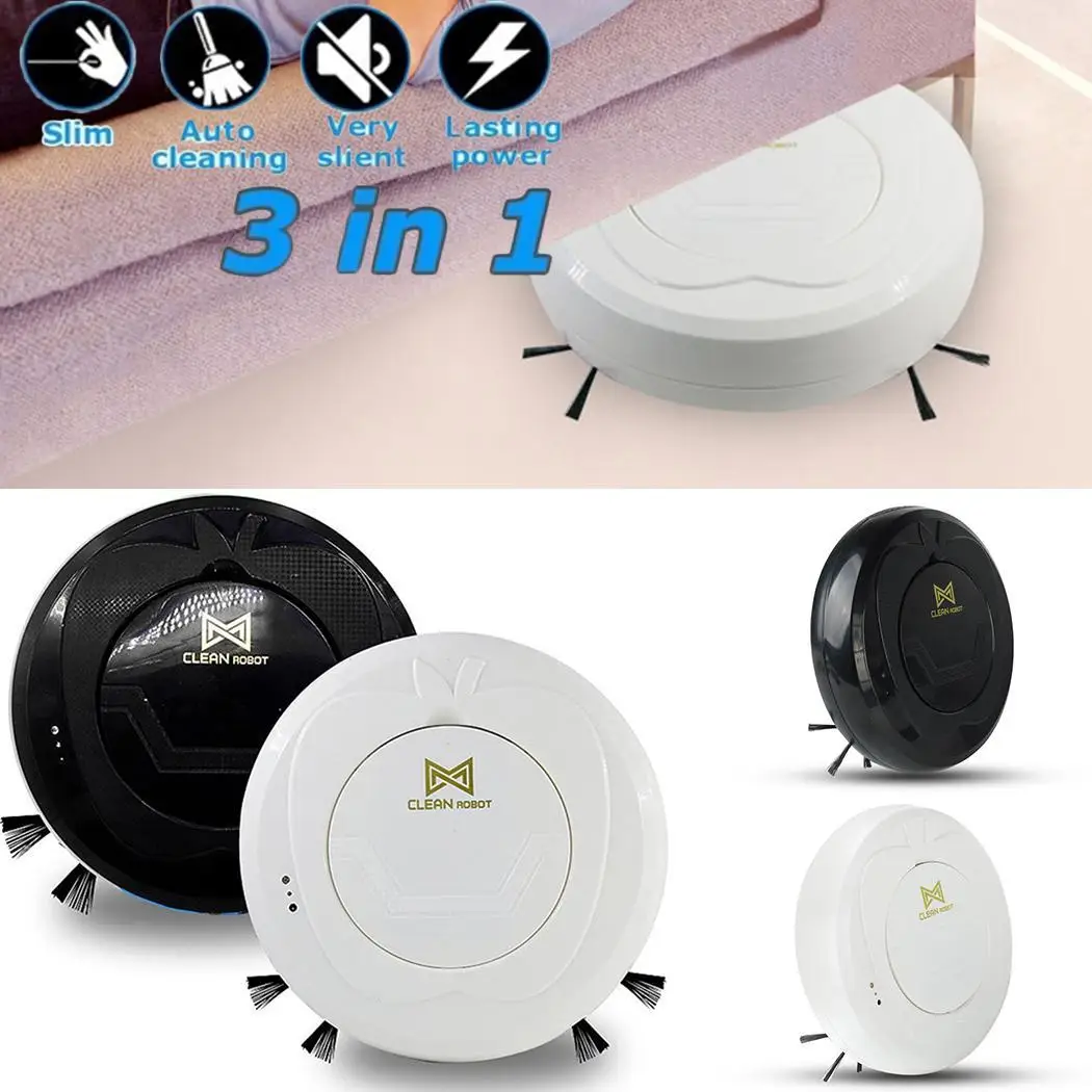 

Robot Vacuum Cleaner Household Cleaning Products Automatic Smart Sweeping Robot Home Sweeping Machine White Black