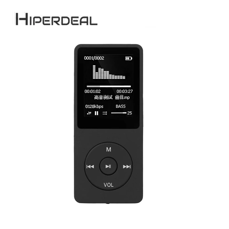 HIPERDEAL Slim1.8 дюймов TFT черный HiFi 4G MP3 MP4 музыкальный плеер FM рекордер TF карта мини фото видео FM радио Диктофон Sep19