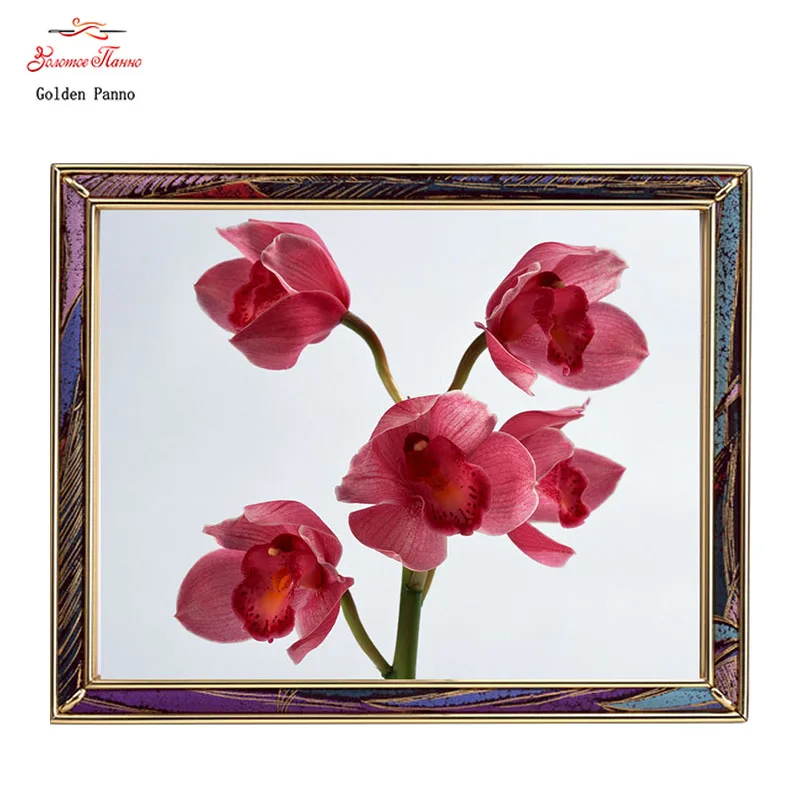 

Needlework,DIY DMC 14CT 11CT printed Cross stitch,Embroidery kits flower white canvas Counted Cross-Stitching