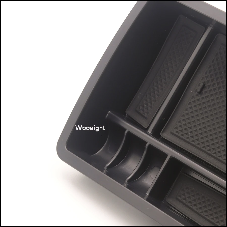 Wooeight Car Glove Box Armrest Center Console Box Secondary Storage Tray Holder Organizer For VW Golf MK7 GTI 2014 2015- 2018 (3)