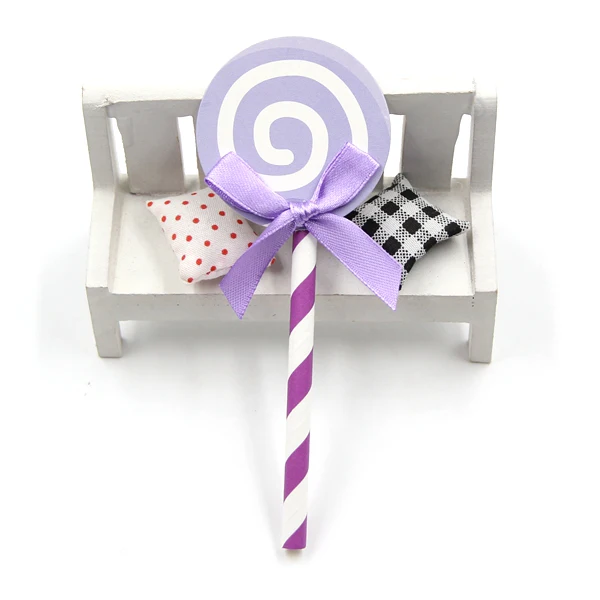 24 шт./лот, для девочек, леденец, кекс, обертки, топперы для тортов, украшение для душа ребенка, для дня рождения, вечеринки, Декор, вечерние принадлежности - Цвет: Фиолетовый
