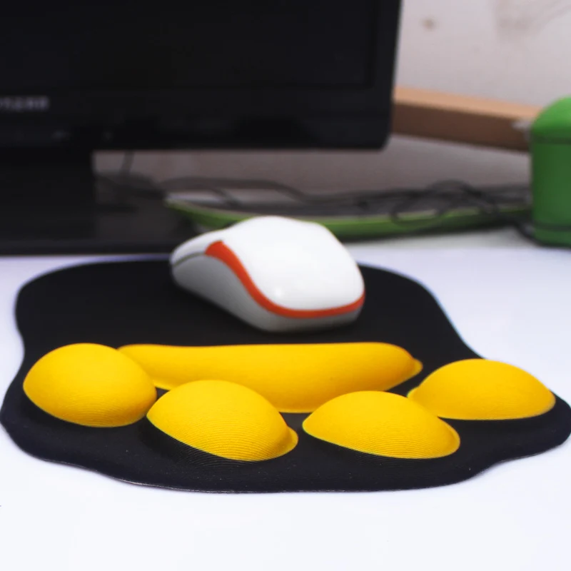 Rakoon Творческий удобные силиконовые наручные Поддержка Мышь Pad Engineering Дизайн игровой Мышь pad Мышь коврик для работы в офисе