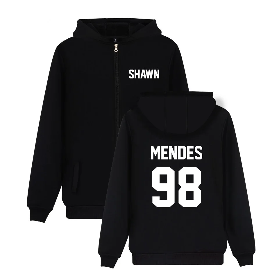 Мужская/Женская Осенняя Толстовка Shawn Mendes на молнии толстовка с капюшоном и