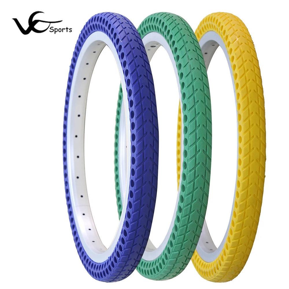 

TPE bicycle tire 16*1.5 16*1-3/8 urban public bicycles tyres non-pneumatic inflation-free-gas charging anti-stab bike tire 652g
