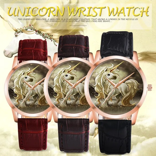 Fashion Girls Women Children's Watch unicorns kids Cartoon Leather Quartz Analog Fashion Girls Women Children's Watch unicorns kids Cartoon Leather Quartz Analog