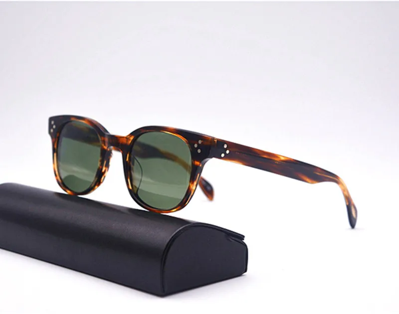 Vintage sunglasses men brand design oliver peoples Afton sunglasses design  ov5236 with case and box polarized sunglasses lens|sunglass size|sunglasses  qualitysunglasses face shape men - AliExpress