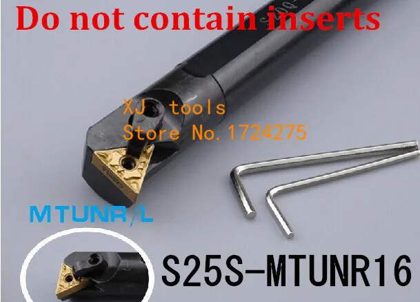 S25S-MTUNR16/S25S-MTUNL16 25MM Internal Turning Tool Factory outlets, the lather,boring bar,Cnc Tools, Lathe Machine Tools