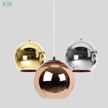Современный Гальванизированный подвесной светильник с золотым шаром, светодиодный подвесной светильник, кухонный подвесной светильник, светильник для гостиной, кафе